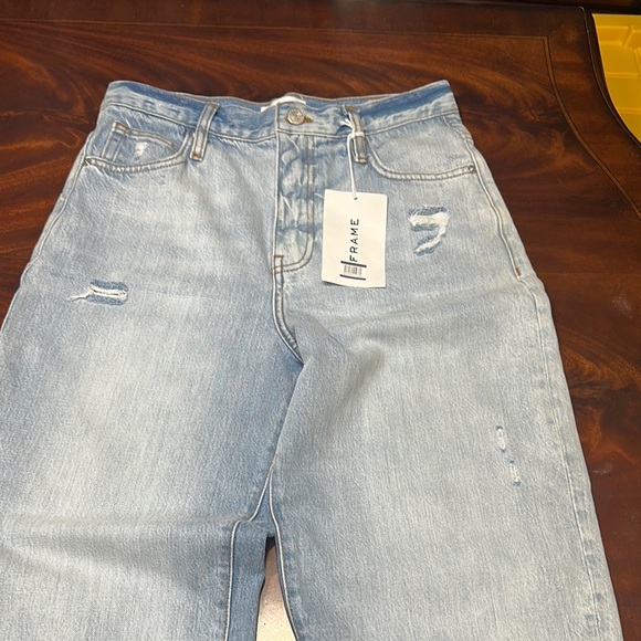 Frame Denim Denim - Frame Denim Women's Light Blue Straight Leg Jeans